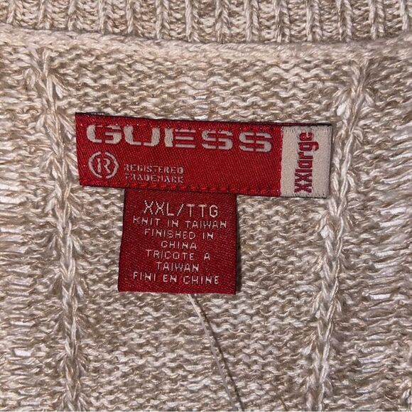 Vintage Guess Cream Sweater vest - NWT - Picture 5 of 10